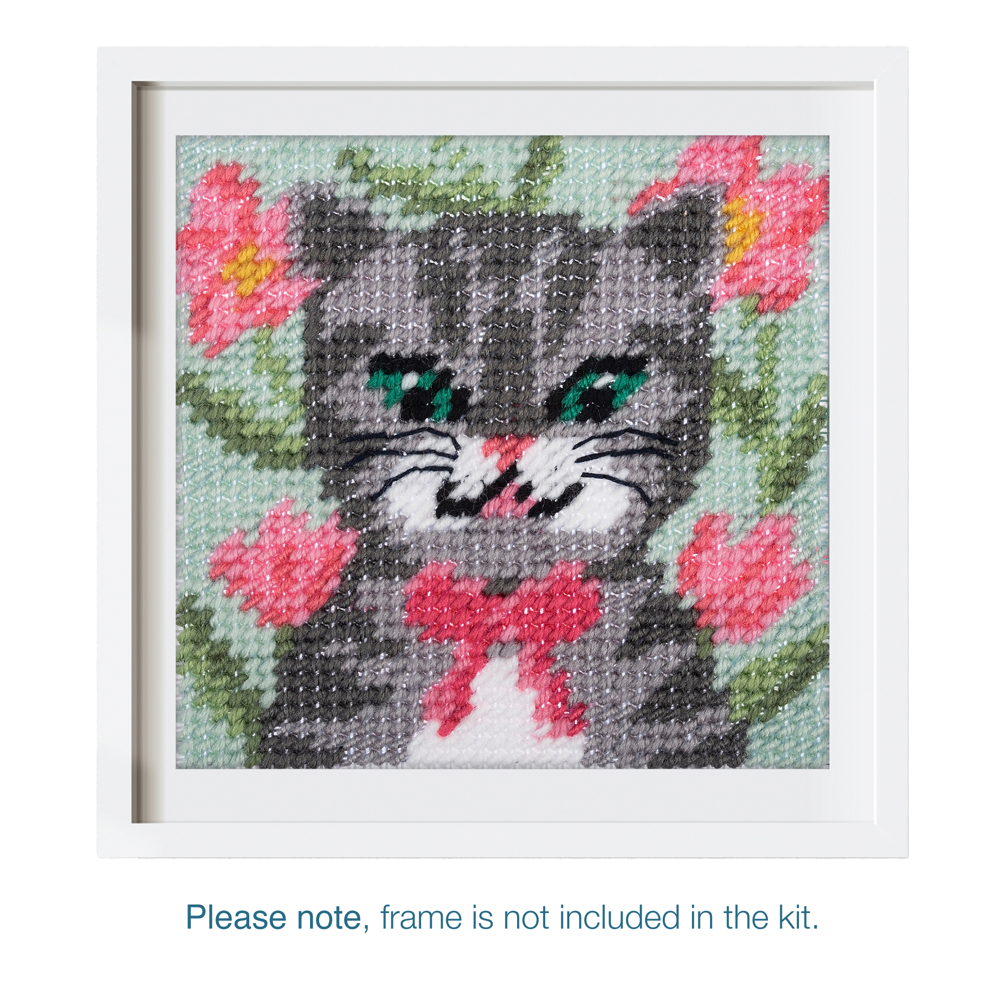 Half Stitch / Tapestry Kit: Cat - Image 5
