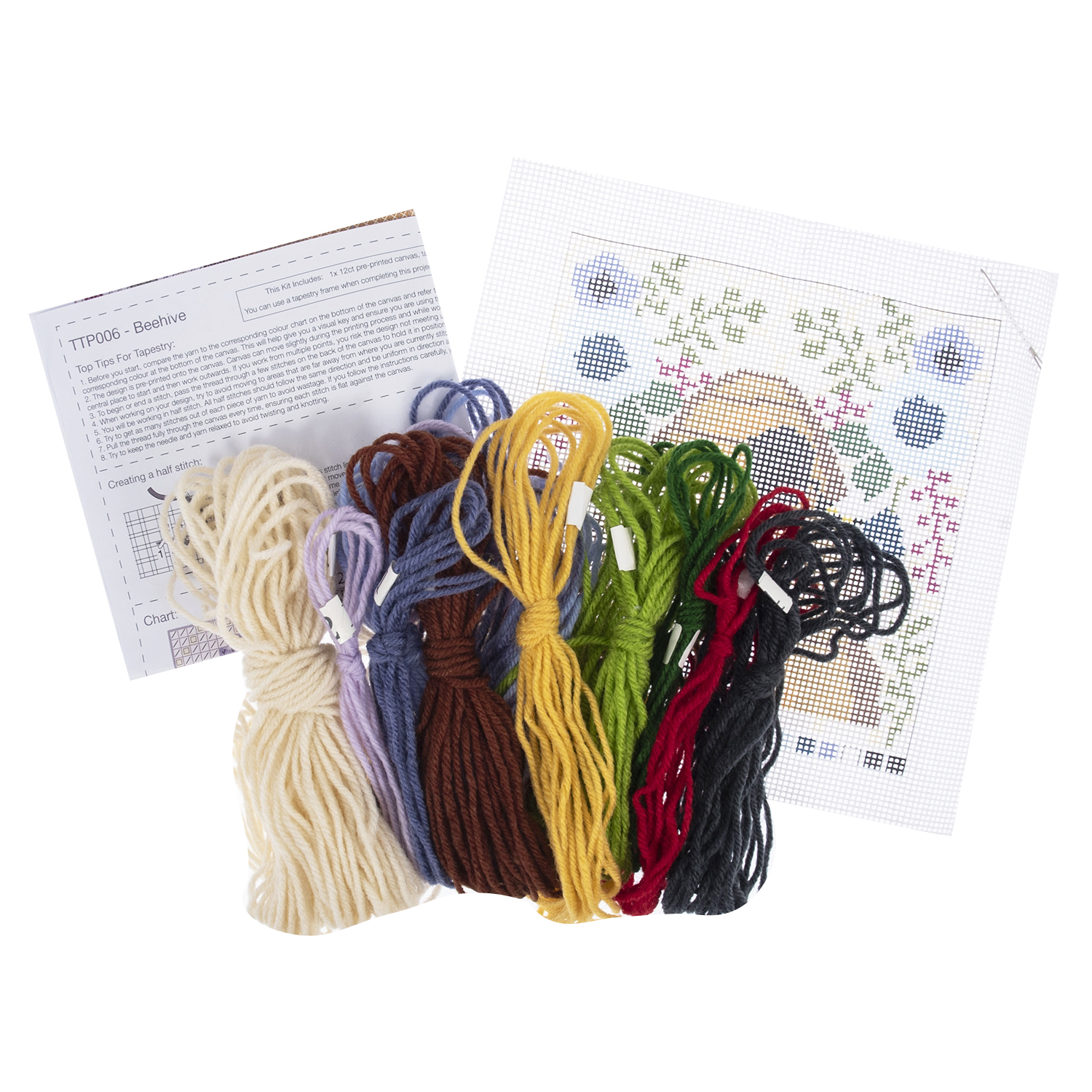 Half Stitch / Tapestry Kit: Bee Hive - Image 4