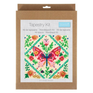 Half Stitch / Tapestry Kit: Floral Butterfly
