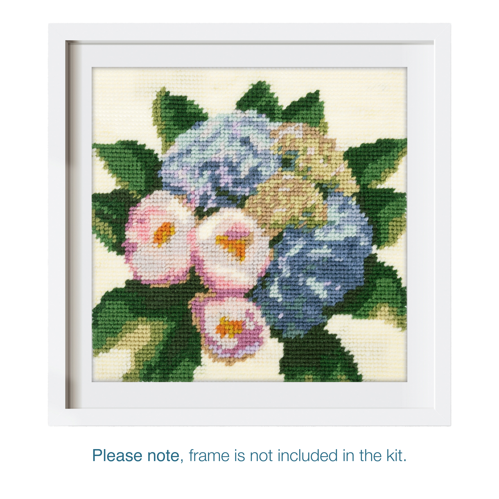 Half Stitch / Tapestry Kit: Hydrangea Bouquet - Image 3