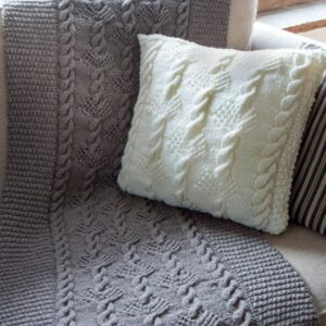 Wendy Throw & Cushions (Aran) - Hard Copy