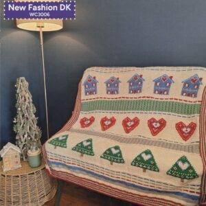 Woolcraft Scandi Folk Blanket (DK) - Hard Copy