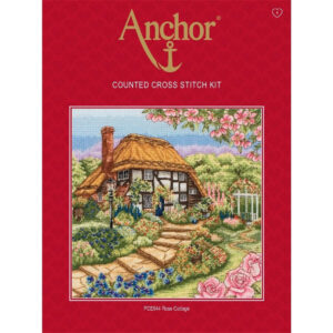 Counted Cross Stitch Kit: Rose Cottage