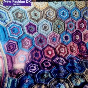 Woolcraft Hexagon Temperature Blanket (DK) - Hard Copy