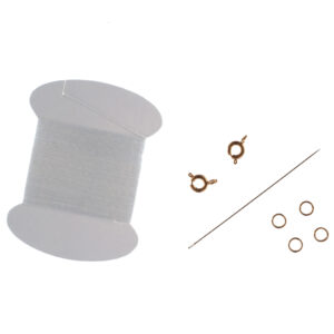 Bead Threading Set: Gold