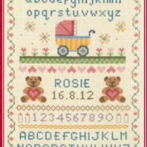 Anchor Cross Stitch Kit - Birth Classic Sampler Boy/Girl
