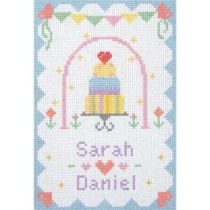 Anchor Cross Stitch Kit Wedding Sampler