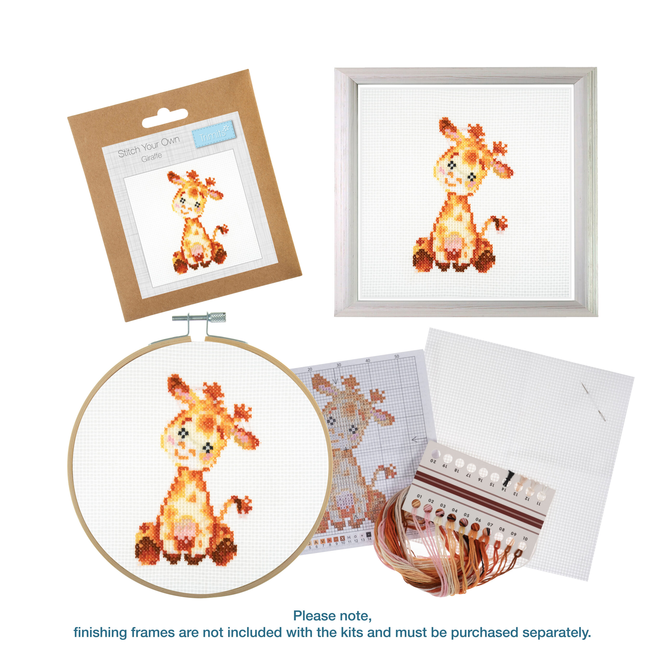 Counted Cross Stitch Kit: Mini: Giraffe - Image 4