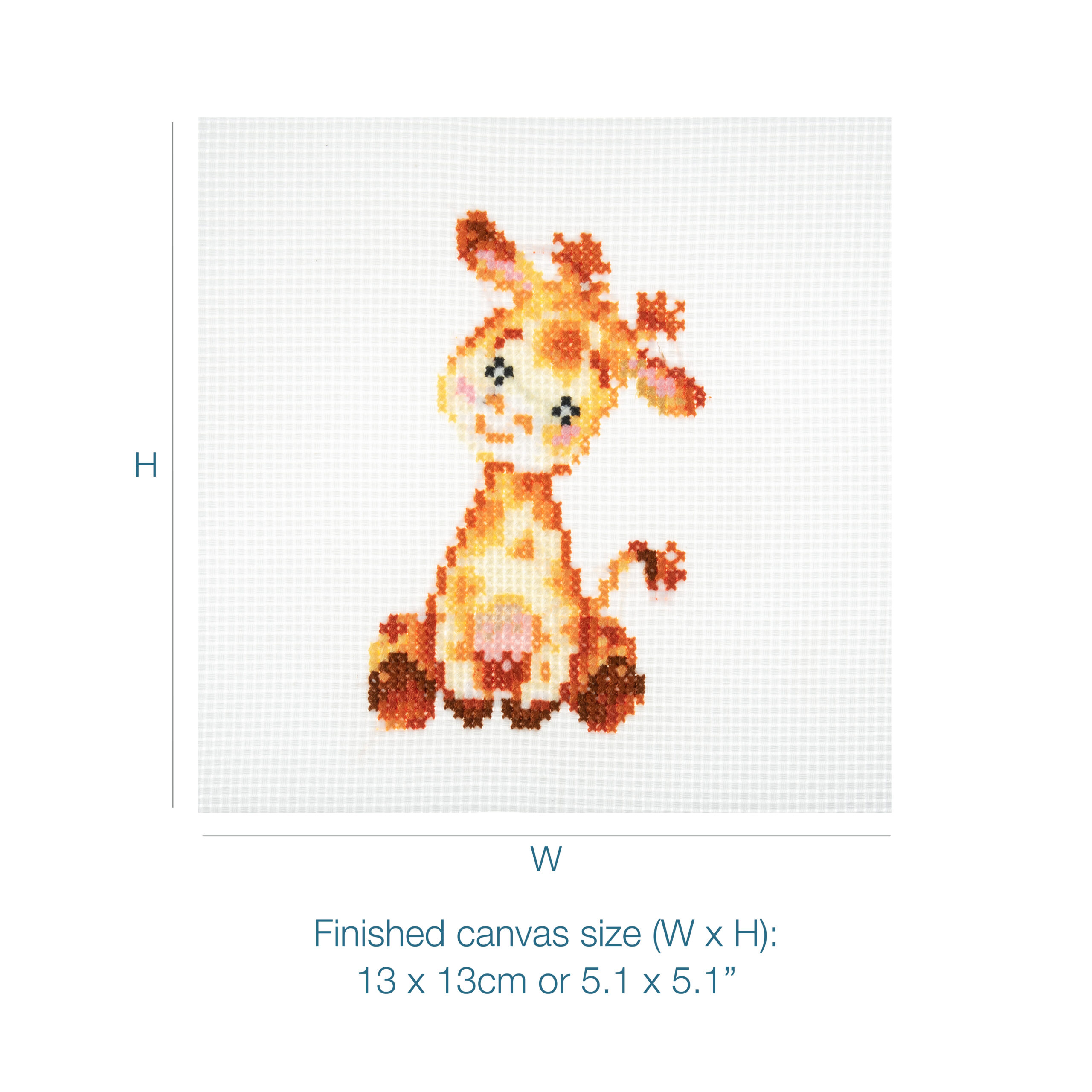 Counted Cross Stitch Kit: Mini: Giraffe - Image 3