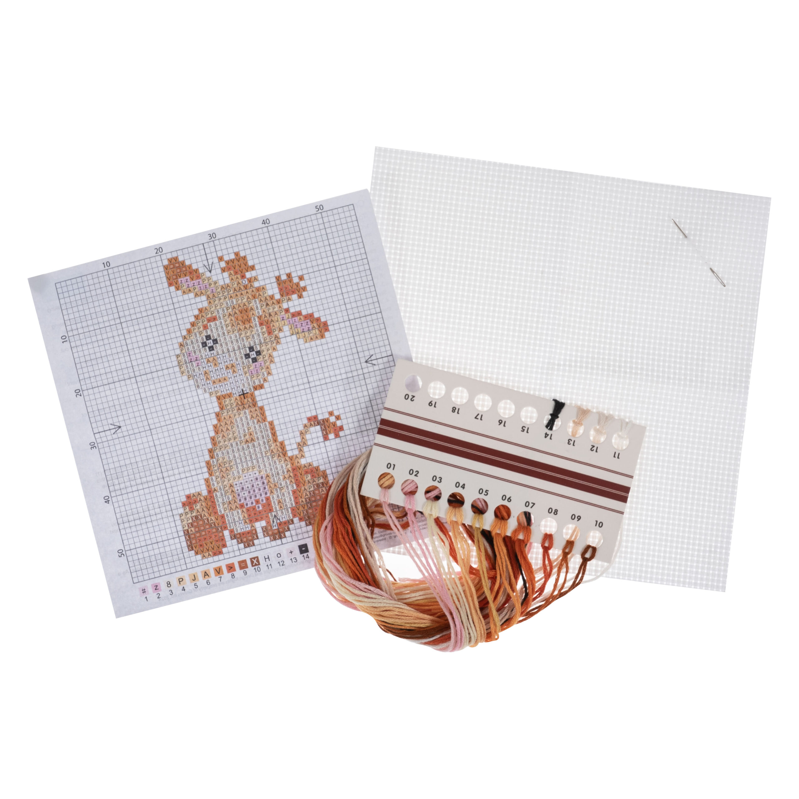 Counted Cross Stitch Kit: Mini: Giraffe - Image 2