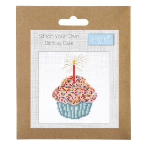 Counted Cross Stitch Kit: Mini: Birthday Cake