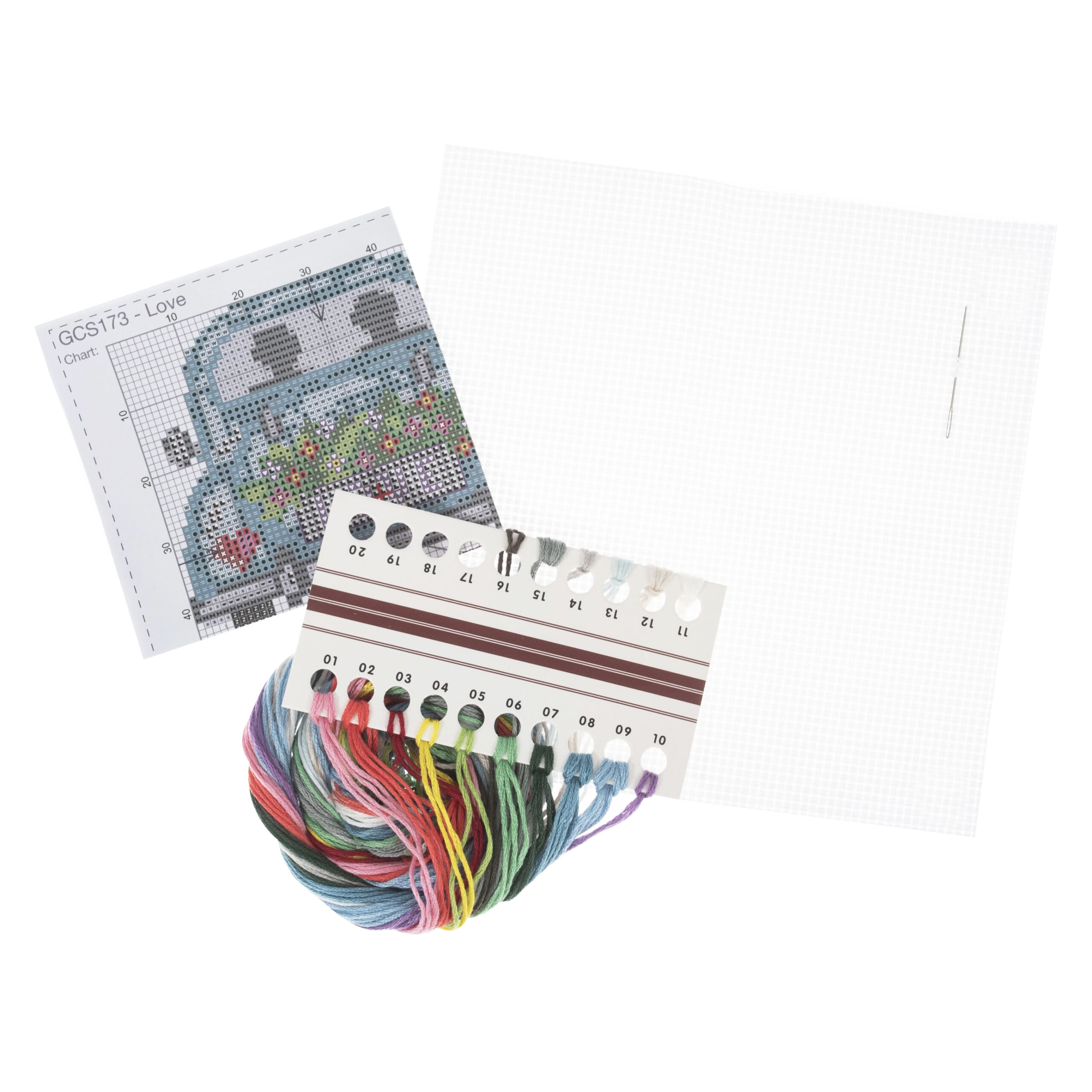 Counted Cross Stitch Kit: Mini: Love - Image 3