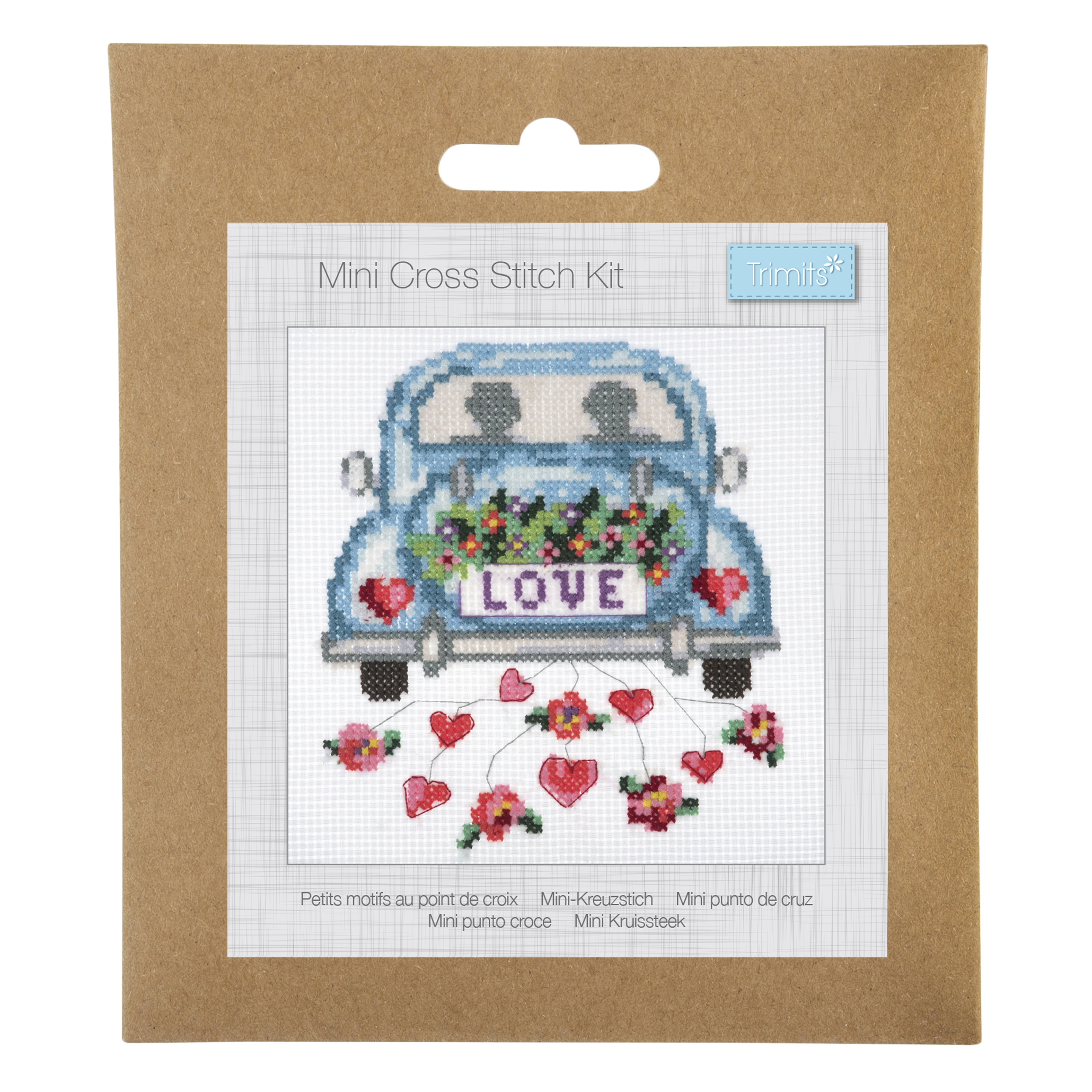 Counted Cross Stitch Kit: Mini: Love