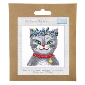 Counted Cross Stitch Kit: Mini: Meow