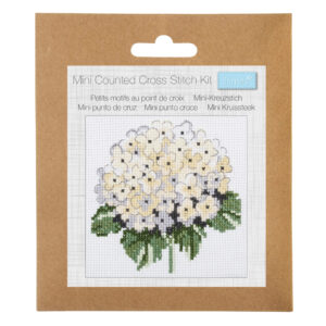 Counted Cross Stitch Kit: Mini: Hydrangea