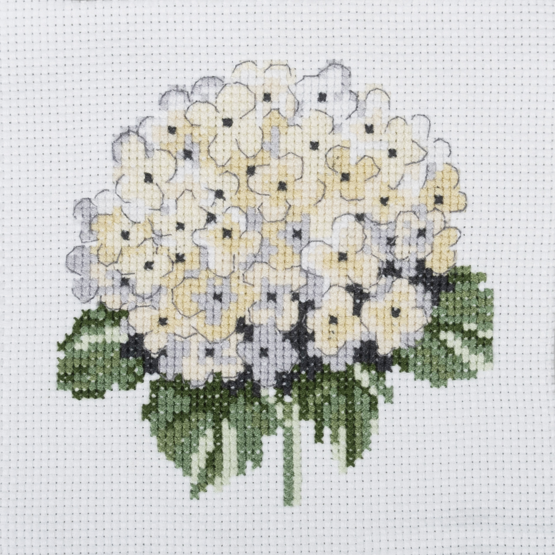 Counted Cross Stitch Kit: Mini: Hydrangea - Image 3