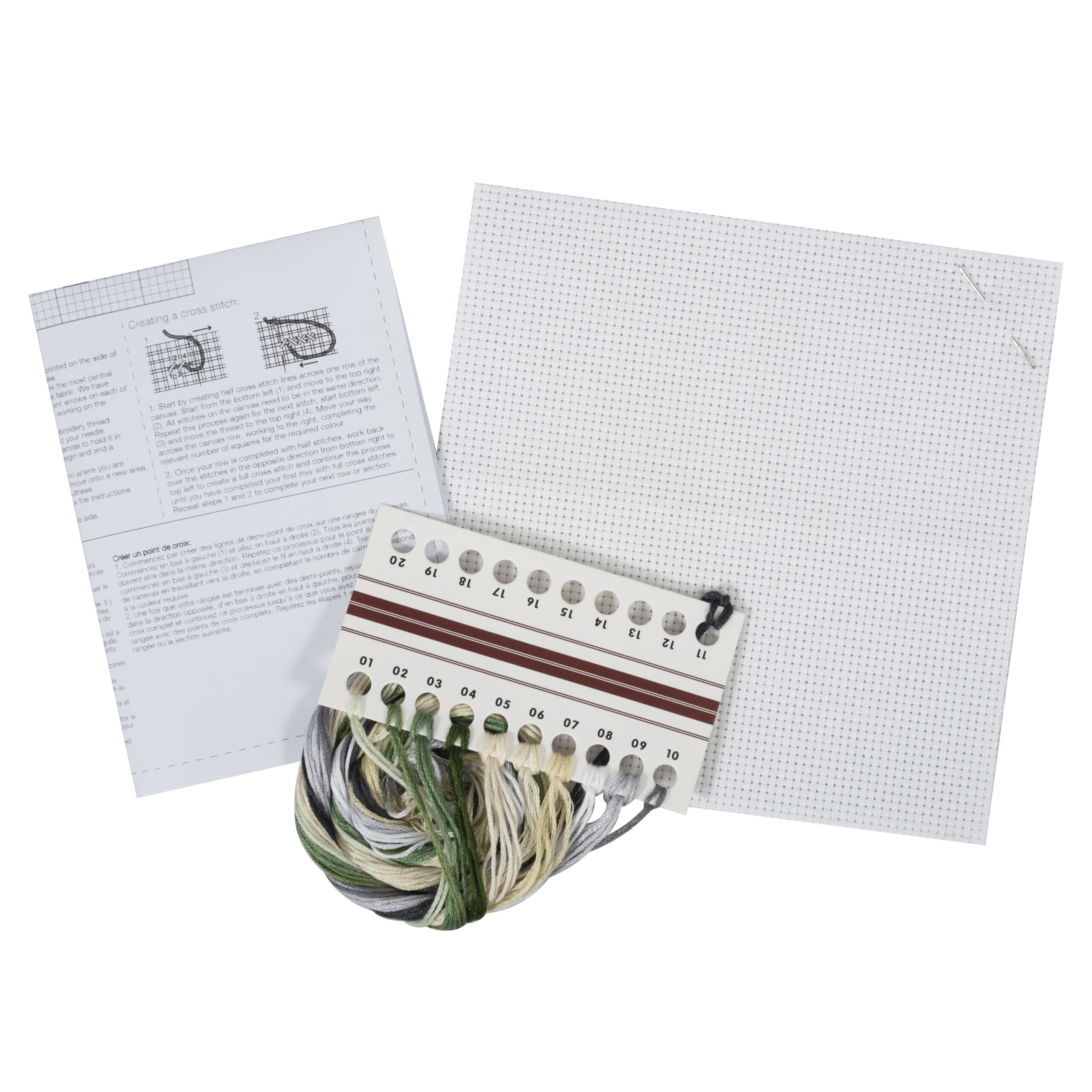 Counted Cross Stitch Kit: Mini: Hydrangea - Image 2