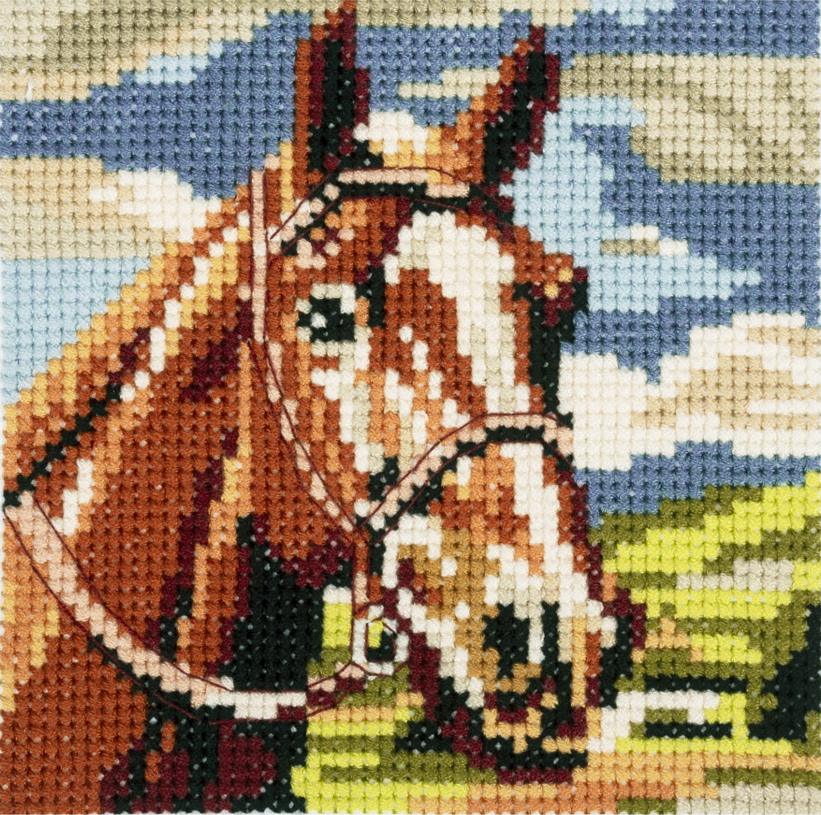 Counted Cross Stitch Kit: Mini: Brown Horse - Image 3