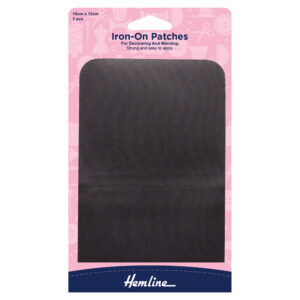 Iron on Patches - Dark Grey