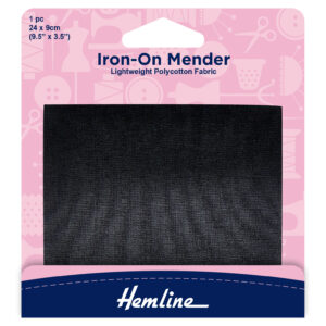 Iron on Mender - Black