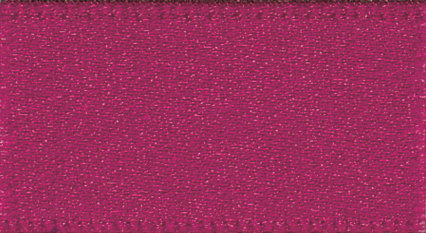 Double-Faced Satin Ribbon: Wine