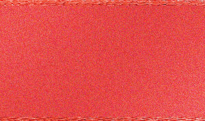Double-Faced Satin Ribbon: Coral