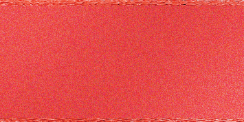 Double-Faced Satin Ribbon: Coral