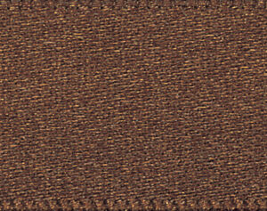 Double-Faced Satin Ribbon: Dark Brown