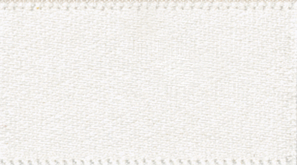 Double-Faced Satin Ribbon: Bridal White