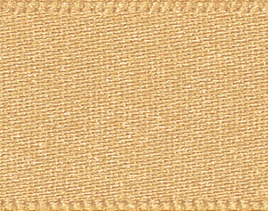 Double-Faced Satin Ribbon: Honey Gold