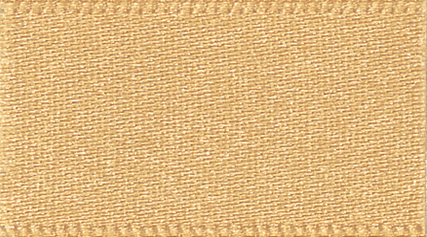 Double-Faced Satin Ribbon: Honey Gold