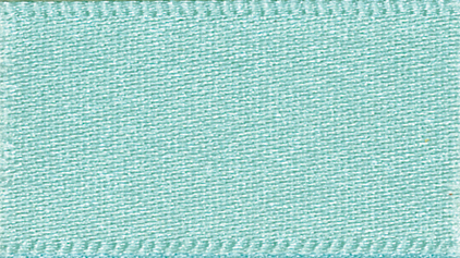 Double-Faced Satin Ribbon: Aqua
