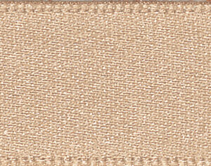 Double-Faced Satin Ribbon: Ecru