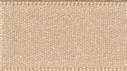 Double-Faced Satin Ribbon: Ecru