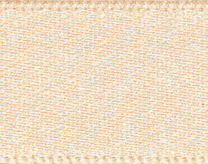 Double-Faced Satin Ribbon: Cream