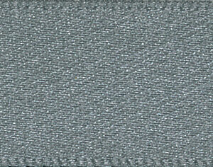 Double-Faced Satin Ribbon: Smoked Grey