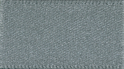 Double-Faced Satin Ribbon: Smoked Grey