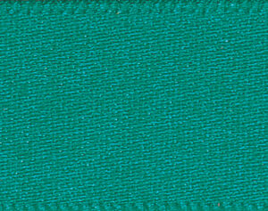 Double-Faced Satin Ribbon: Jade