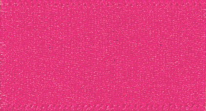 Double-Faced Satin Ribbon: Shocking Pink