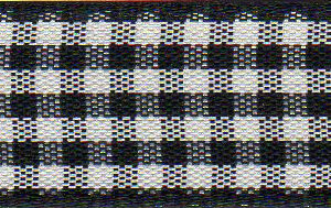 Ribbon: Gingham: Black