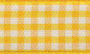 Ribbon: Gingham: Gold