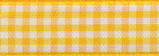 Ribbon: Gingham: Gold