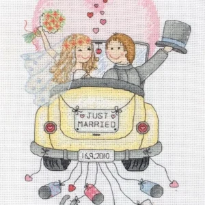 Anchor Cross Stitch Kit - Just Married