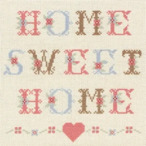 Anchor Cross Stitch Kit - Home Sweet Home Sampler