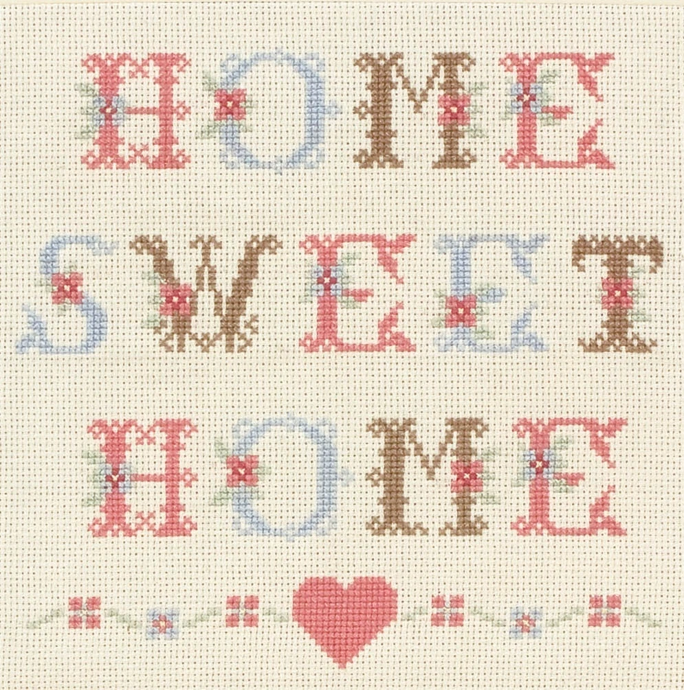 Anchor Cross Stitch Kit - Home Sweet Home Sampler