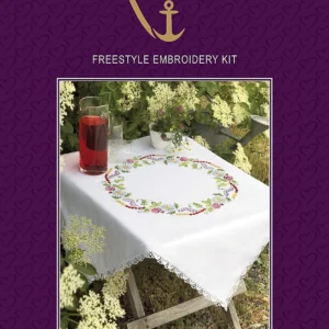 Anchor Embroidery Kit - Summer Flowers Tablecloth