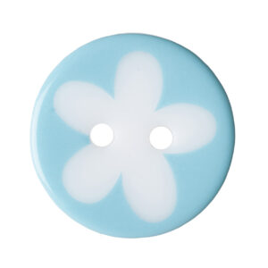 Buttons: Flower: Blue