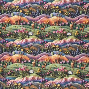 Wild Deer 100% Cotton